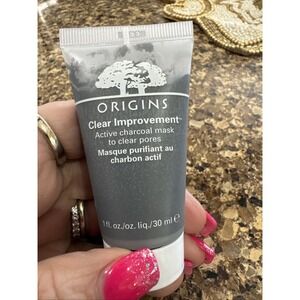 Origins Clear Improvement Active‎ Charcoal Mask to Clear Pores 1 oz Travel